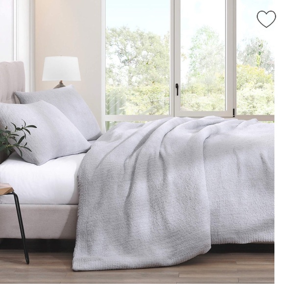 Sunday Citizen Snug Bamboo Duvet Cover - Cloud Gray / Full - Queen - Picture 2 of 5